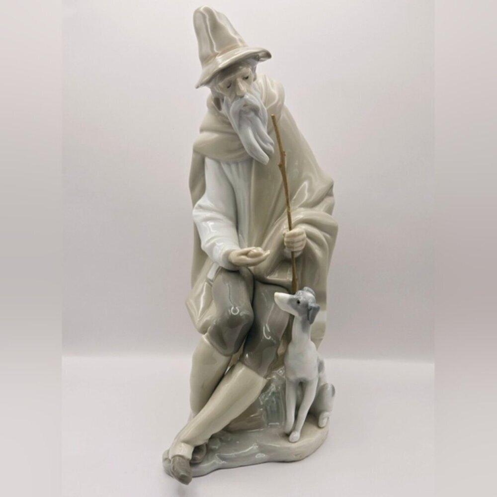 Lladro Beggar with Dog